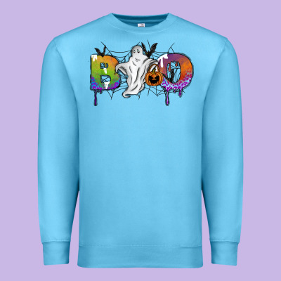 Boo Premium Sweatshirt Designed By Sublimationcraftshop