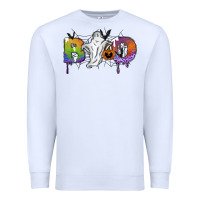 White Boo Premium Sweatshirt - SublimationCraftShop