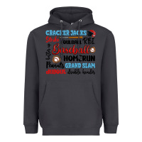 Smoke baseball typography words Heavyweight Hoodie - Artiststas