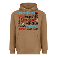 Toasted Coconut baseball typography words Heavyweight Hoodie - Artiststas