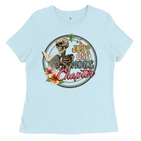 Baby Blue just one more chapter Ladies Tee - Artiststas