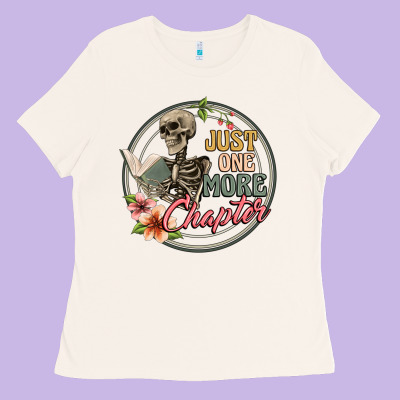 Just One More Chapter Ladies Tee Designed By Artiststas