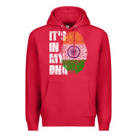 Cardinal IT'S IN MY DNA India Flag Indian Premium Hoodie - lanVoArt