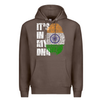 Coffee IT'S IN MY DNA India Flag Indian Premium Hoodie - lanVoArt
