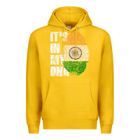 Lemon IT'S IN MY DNA India Flag Indian Premium Hoodie - lanVoArt