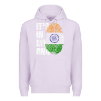 Lilac IT'S IN MY DNA India Flag Indian Premium Hoodie - lanVoArt