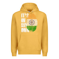 Mustard IT'S IN MY DNA India Flag Indian Premium Hoodie - lanVoArt