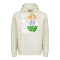 Oatmeal Heather IT'S IN MY DNA India Flag Indian Premium Hoodie - lanVoArt
