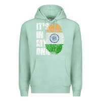 Seafoam IT'S IN MY DNA India Flag Indian Premium Hoodie - lanVoArt
