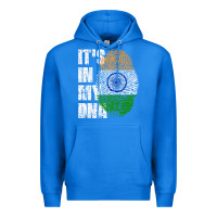 True Royal IT'S IN MY DNA India Flag Indian Premium Hoodie - lanVoArt
