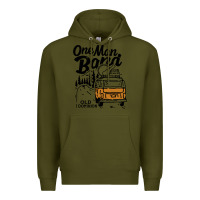 Army Green old dominion one man Premium Hoodie - lanVoArt