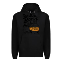 Black old dominion one man Premium Hoodie - lanVoArt