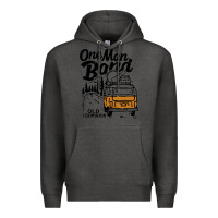 Charcoal Heather old dominion one man Premium Hoodie - lanVoArt