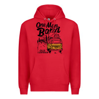 Red old dominion one man Premium Hoodie - lanVoArt