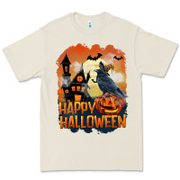 Happy Halloween With Crow Premium Tee | Teevron