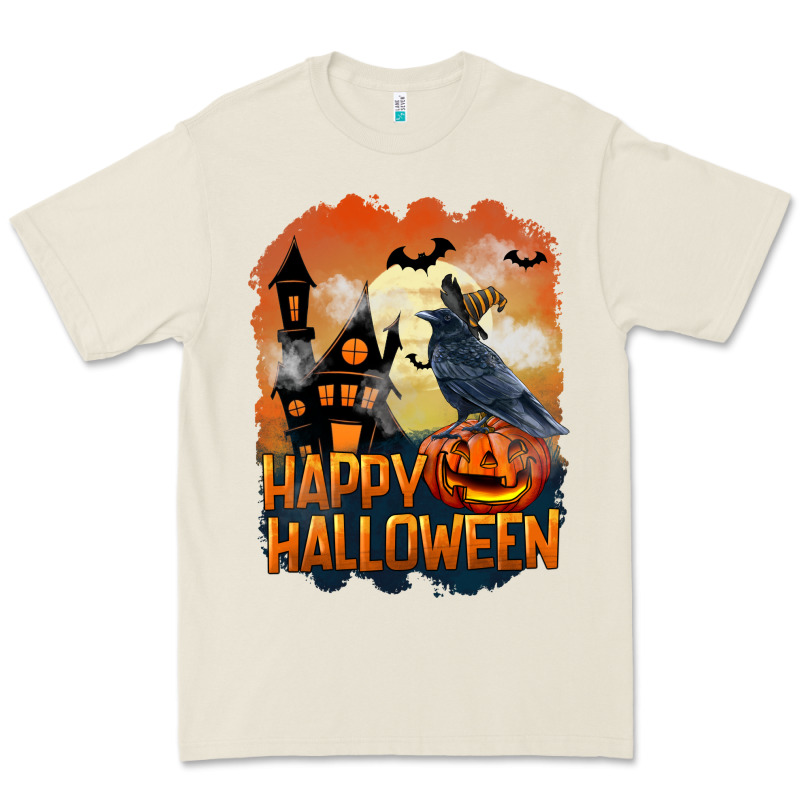 Happy Halloween With Crow Premium Tee by LillyAllenDesigns | Teevron