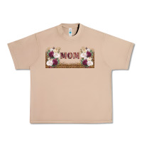 Burro mom burgundy flowers with leopard Urban Heavy Tee - TumblerDesignByShophia