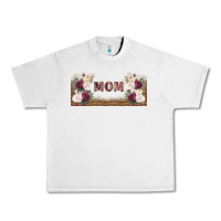 Lunar Rock mom burgundy flowers with leopard Urban Heavy Tee - TumblerDesignByShophia