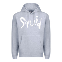 Heather Grey squid Premium Hoodie - lanVoArt