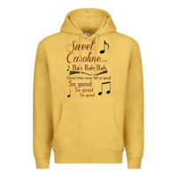 Antique Gold sweet caroline...bah bah bah Premium Hoodie - lanVoArt