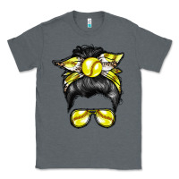 Charcoal Heather softball mom Classic Tee - RacoonDesign