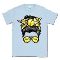 Dusty Blue softball mom Classic Tee - RacoonDesign