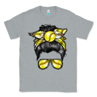Heather Grey softball mom Classic Tee - RacoonDesign