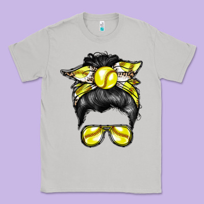 Softball Mom Classic Tee Designed By Racoondesign
