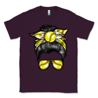 Plum softball mom Classic Tee - RacoonDesign
