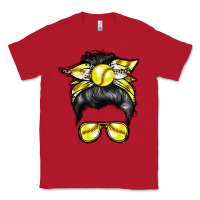 Red softball mom Classic Tee - RacoonDesign