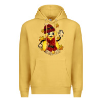 Antique Gold Softball Christmas With Hat And Glove Premium Hoodie - FaDigitalArtStudio