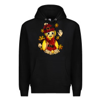 Black Softball Christmas With Hat And Glove Premium Hoodie - FaDigitalArtStudio