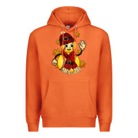 Carrot Softball Christmas With Hat And Glove Premium Hoodie - FaDigitalArtStudio