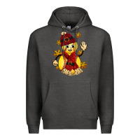 Charcoal Heather Softball Christmas With Hat And Glove Premium Hoodie - FaDigitalArtStudio