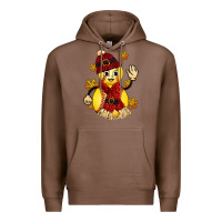 Chestnut Softball Christmas With Hat And Glove Premium Hoodie - FaDigitalArtStudio