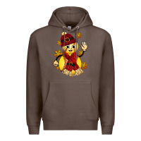 Coffee Softball Christmas With Hat And Glove Premium Hoodie - FaDigitalArtStudio