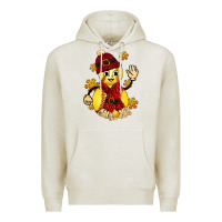 Oatmeal Heather Softball Christmas With Hat And Glove Premium Hoodie - FaDigitalArtStudio