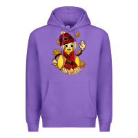 Purple Softball Christmas With Hat And Glove Premium Hoodie - FaDigitalArtStudio