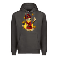 Smoke Softball Christmas With Hat And Glove Premium Hoodie - FaDigitalArtStudio