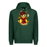 Sports Green Softball Christmas With Hat And Glove Premium Hoodie - FaDigitalArtStudio