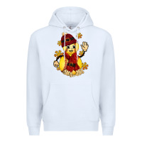 White Softball Christmas With Hat And Glove Premium Hoodie - FaDigitalArtStudio