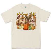 Bone welcome fall with dogs Premium Tee - LillyAllenDesigns