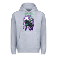Heather Grey gloryhammer   chaos wizard Premium Hoodie - lanVoArt