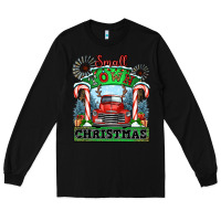 Black small town christmas Long Sleeve Tee - CowGirlArtShop