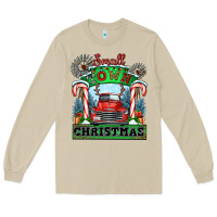Mushroom small town christmas Long Sleeve Tee - CowGirlArtShop