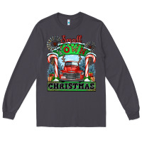Smoke small town christmas Long Sleeve Tee - CowGirlArtShop