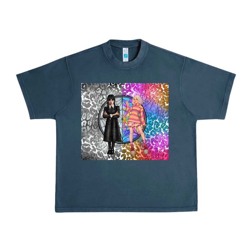 Gothic Girl And Colorful Girl Best Friends Urban Heavy Tee by TumblerDesignByShophia | Teevron