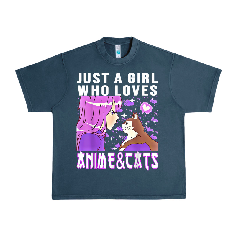 Anime Cat Anime Stuff Urban Heavy Tee by lanVoArt | Teevron