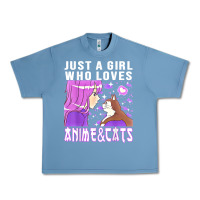 Pebble Blue anime cat anime stuff Urban Heavy Tee - lanVoArt