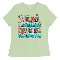 Matcha weird teachers build character Ladies Tee - Artiststas